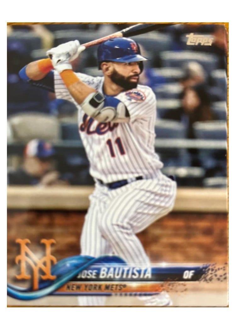 2018 Topps Update Base Set Jose Bautista #US221 card