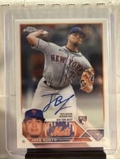 2023 Topps Chrome Update Autograph Jose Butto #RA-JBU card