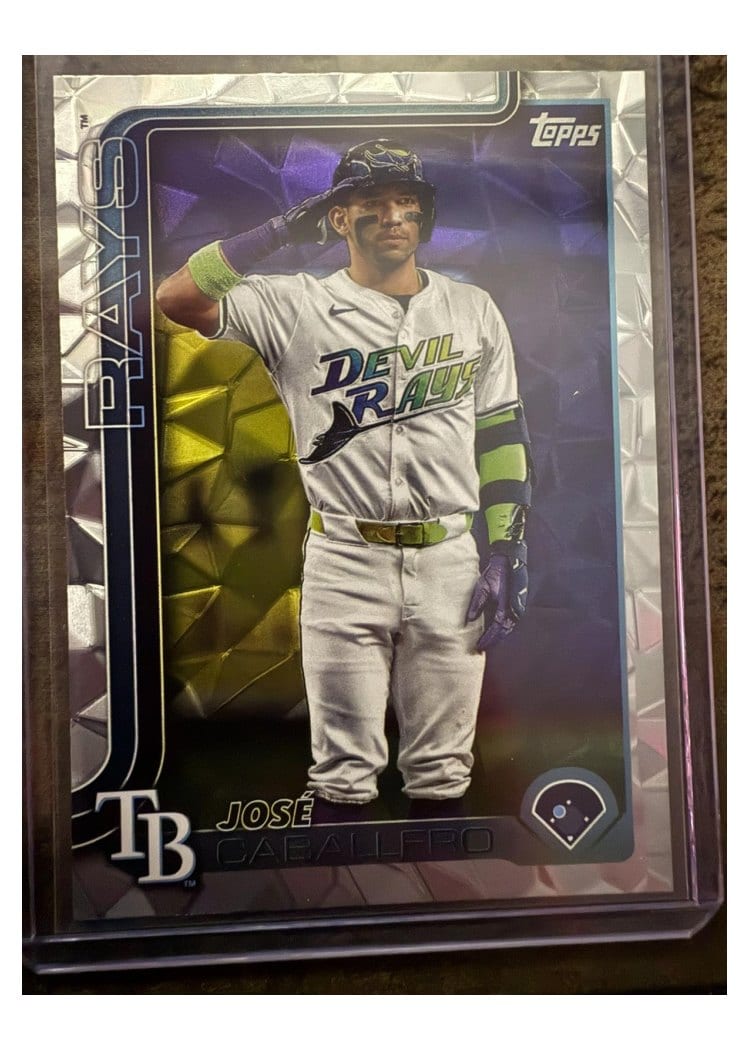 2025 Topps Base Set José Caballero Diamante Foil #133 card