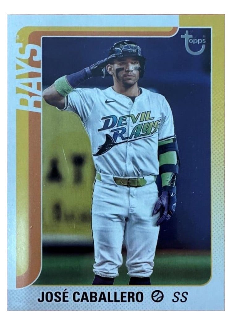 2025 Topps Base Set José Caballero #133 card