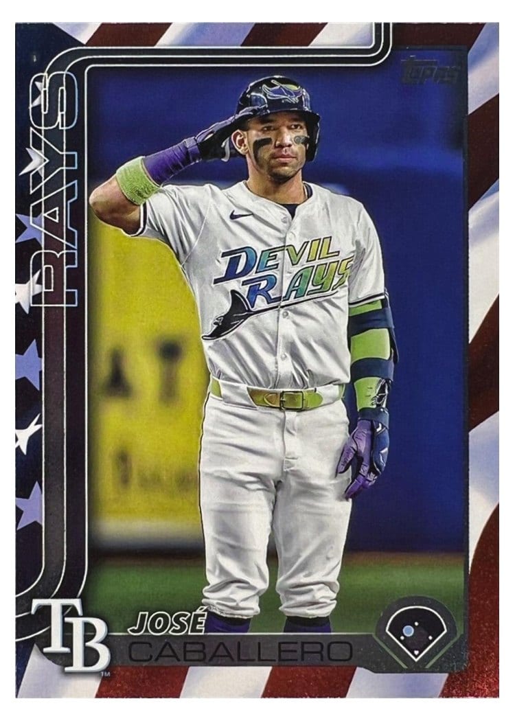 2025 Topps Base Set José Caballero #133 card