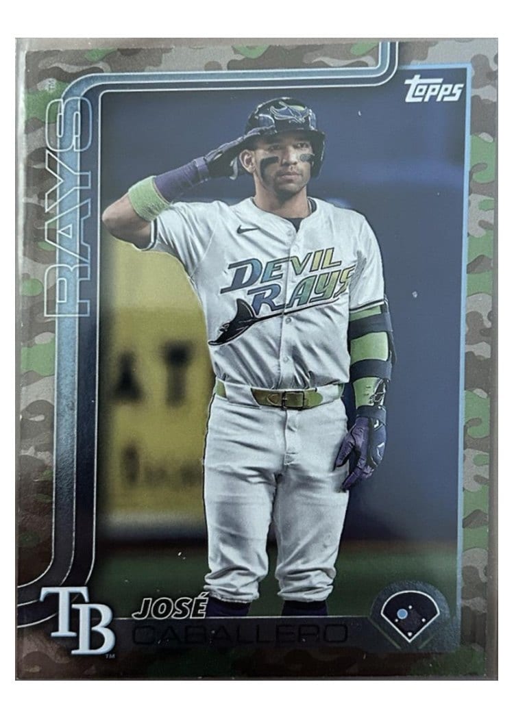 2025 Topps Base Set José Caballero #133 card