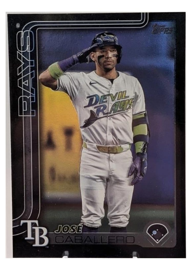 2025 Topps Base Set José Caballero #133 card
