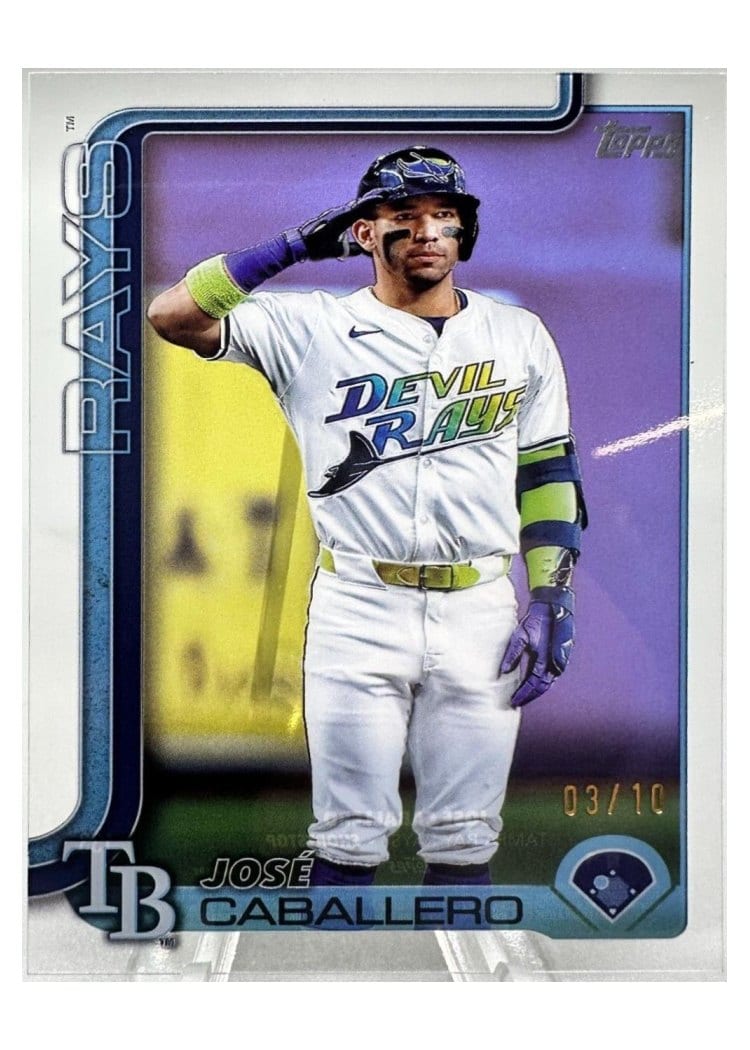 2025 Topps Base Set José Caballero #133 card