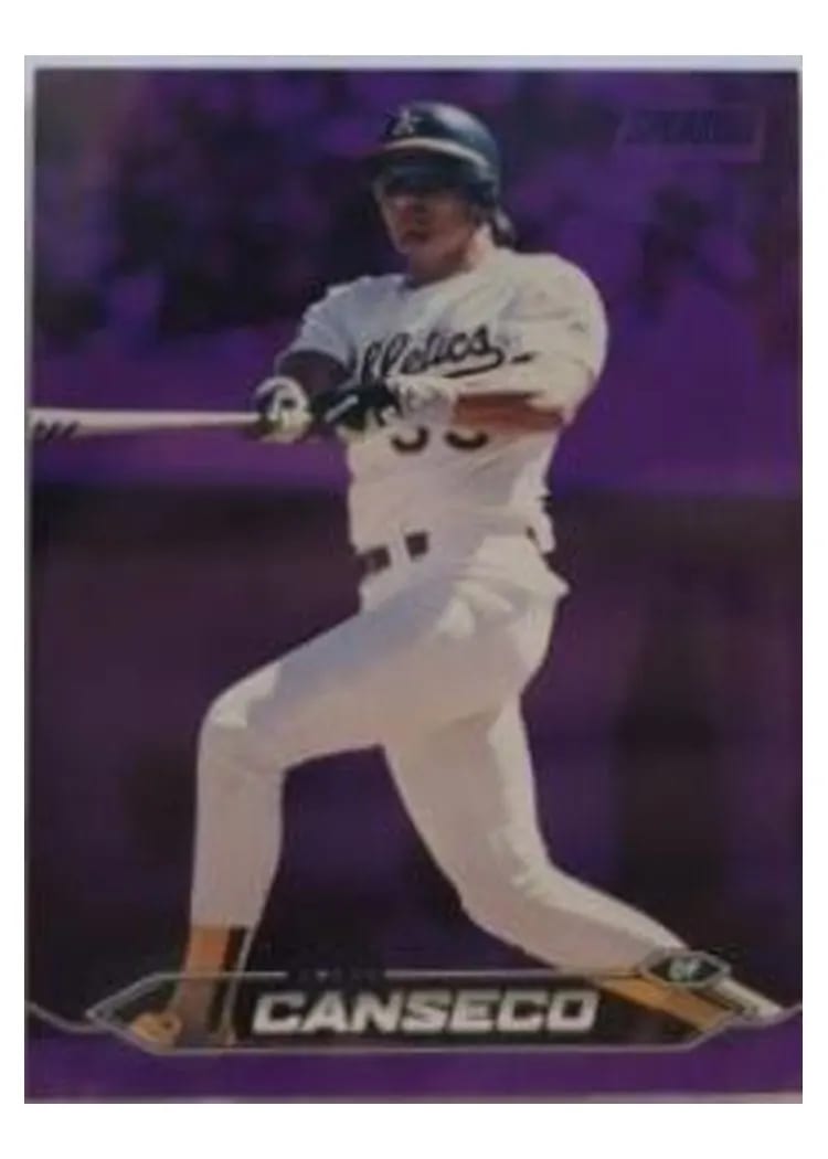2024 Stadium Club Base Set Jose Canseco Purple #286 card