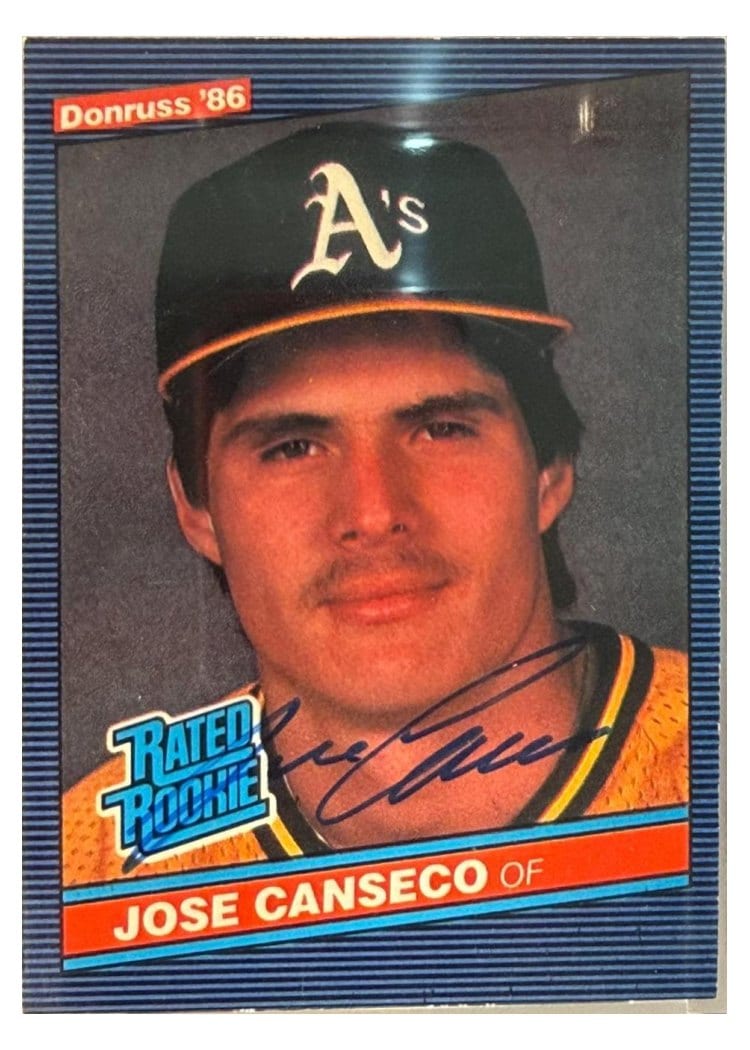 2026 Donruss 1986 Donruss Recollection Collection Jose Canseco #5 card