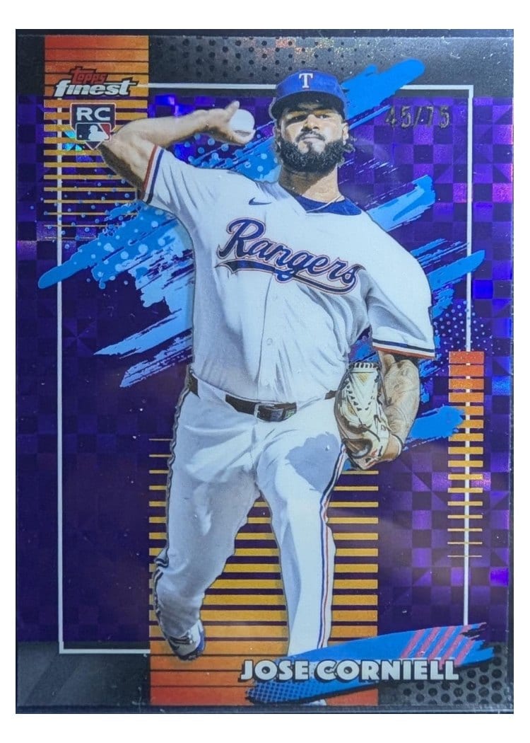 2026 Topps Finest Jose Corniell Purple X-Fractor #195