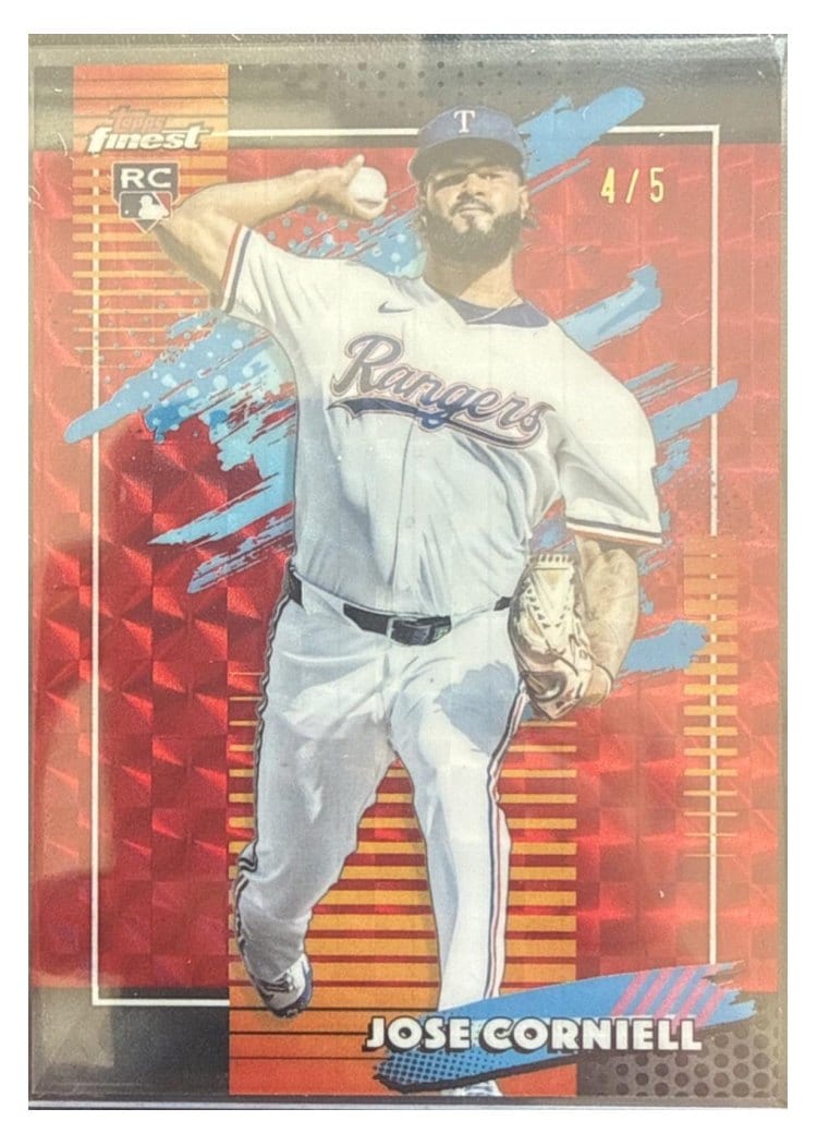 2026 Topps Finest Jose Corniell Red Geometric Refractor #195