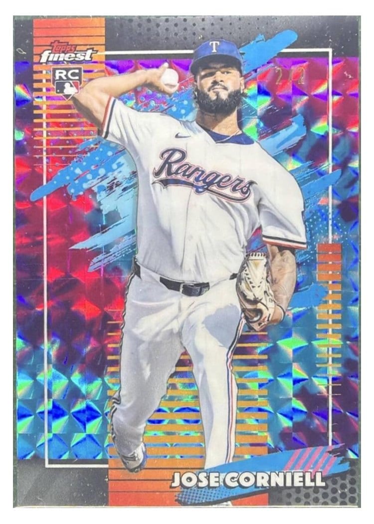 2026 Topps Finest Jose Corniell Tie Dye Geometric Refractor #195