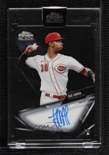 2021 Topps Chrome Black Autographs Jose Garcia #CBA-JGA card