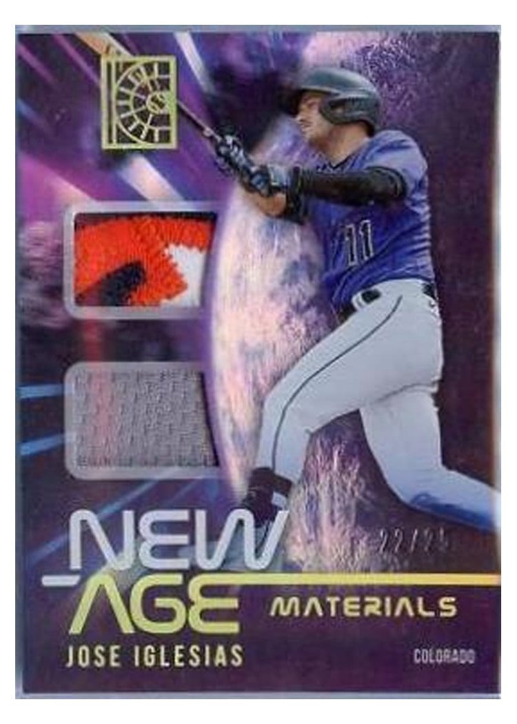 2022 Panini Capstone New Age Materials Jose Iglesias #NAM-JI card