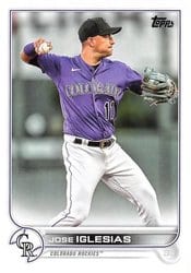 2022 Topps Update Base Set Jose Iglesias #US189 card