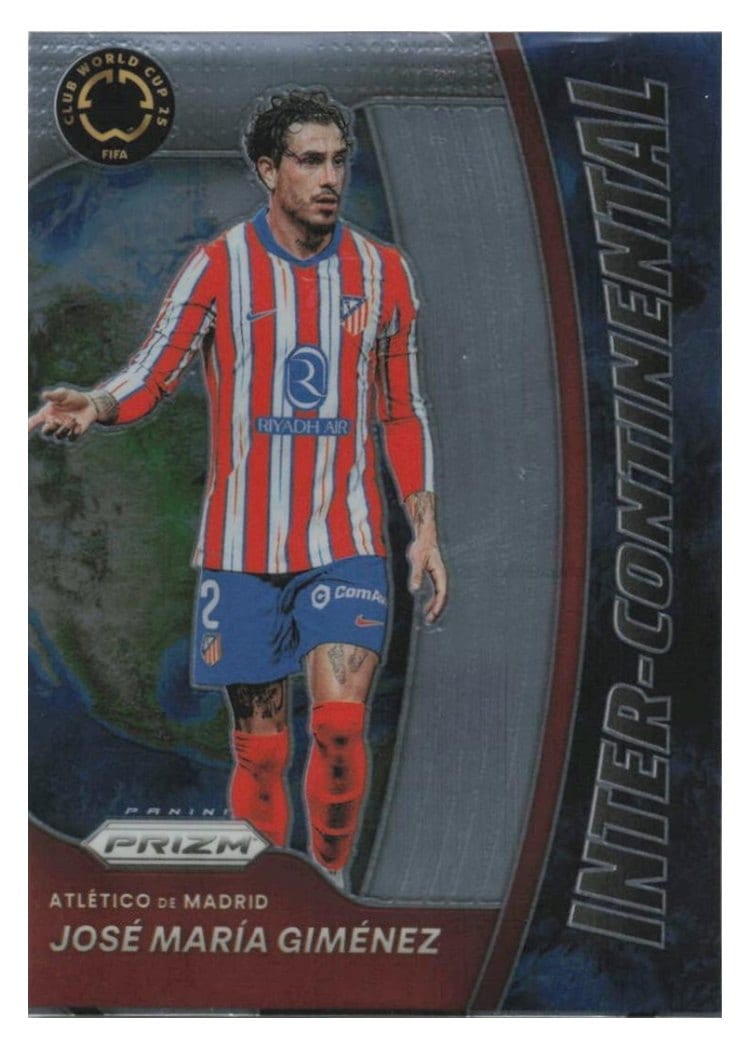 2025 Panini Prizm FIFA Club World Cup Inter-Continental Jose Maria Gimenez #3 card