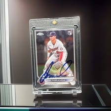 2022 Topps Chrome Update Autograph Jose Miranda #AC-JMI card