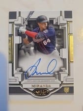 2023 Topps Tier One Break Out Autographs José Miranda #BOA-JMI card