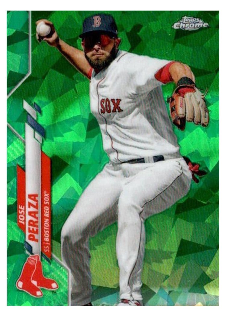 2020 Topps Chrome Update Sapphire Edition Base Set Jose Peraza #U-47 card