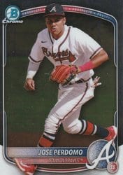 2025 Bowman Chrome Prospects Jose Perdomo #BCP-106 card