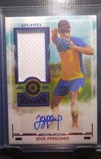 2025 Panini Boys of Summer Prospect Material Signatures Jose Perdomo #29 card