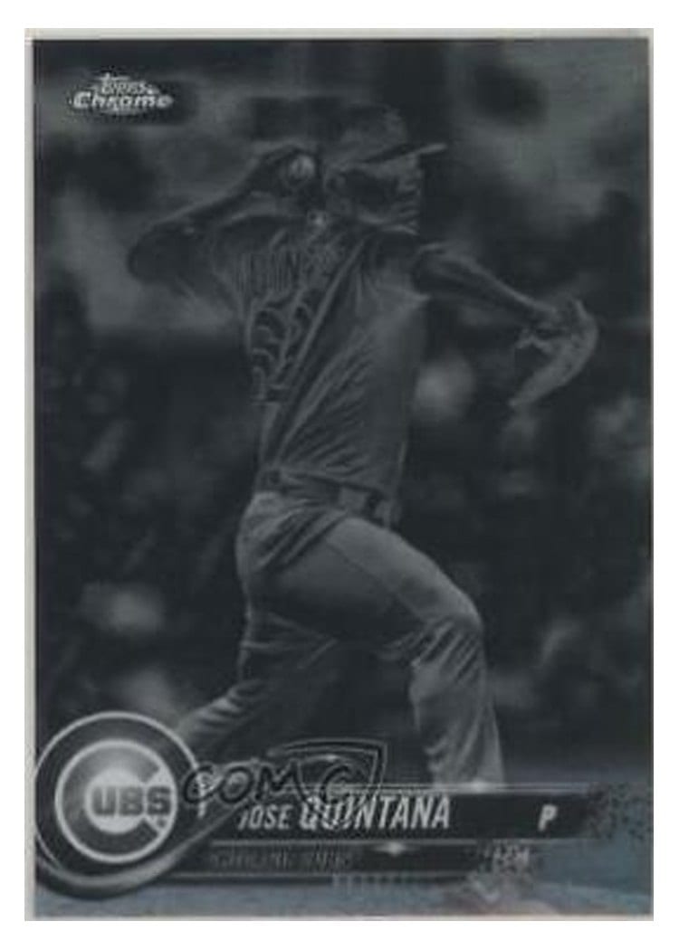 2018 Topps Chrome Base Set Jose Quintana #48 card