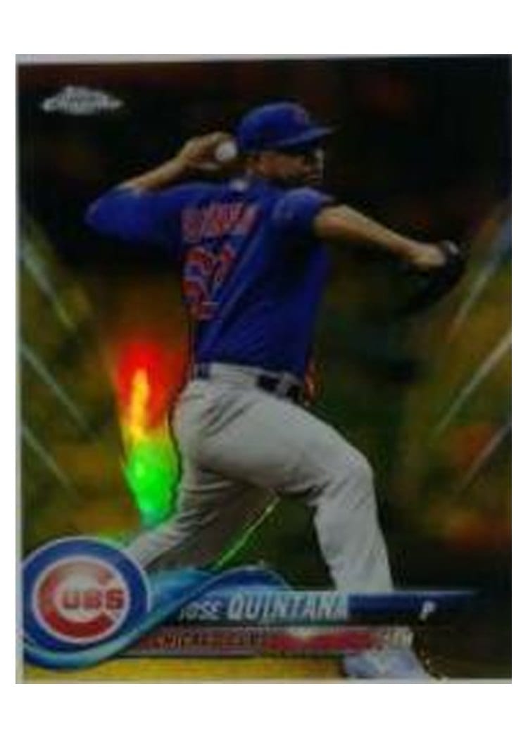 2018 Topps Chrome Base Set Jose Quintana #48 card