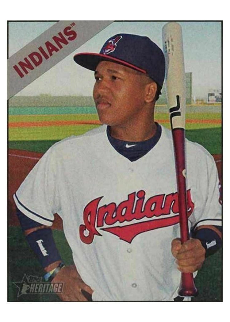2015 Topps Heritage Base Set Jose Ramirez #684 card