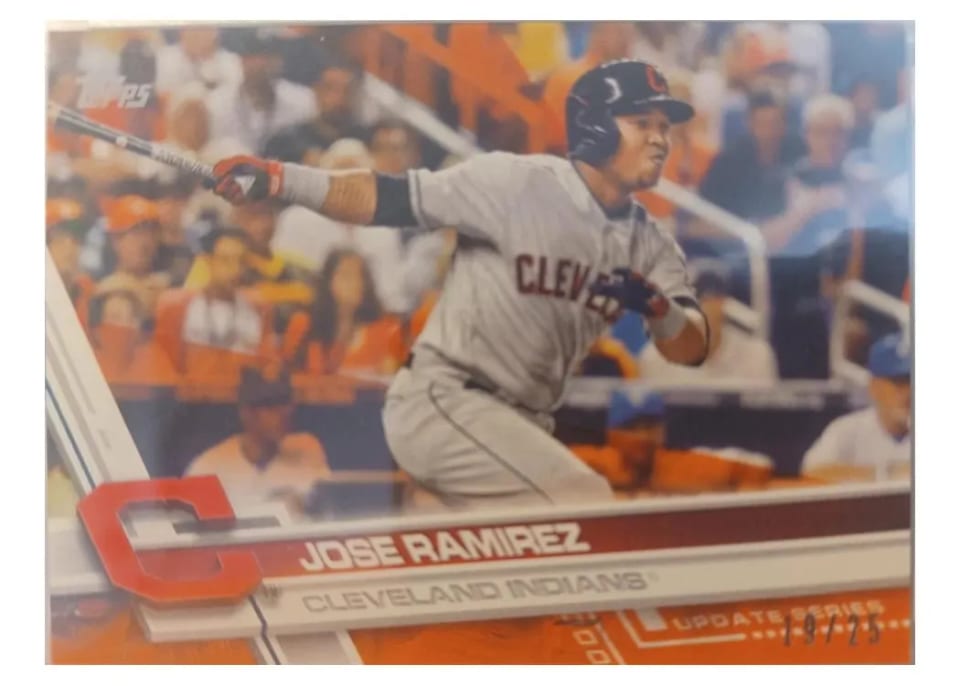 2017 Topps Update Jose Ramirez card