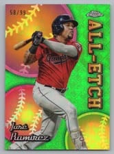 2024 Topps Chrome Logofractor Edition Chrome All-Etch Jose Ramirez #CAEL-15 card