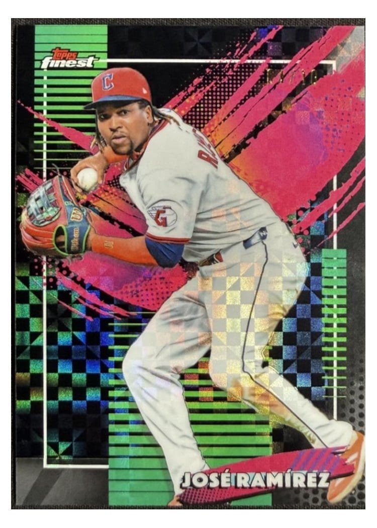 2026 Topps Finest Jose Ramirez Black X-Fractor #239 card
