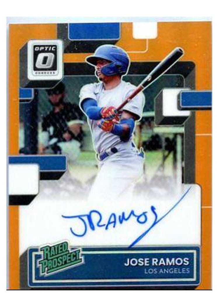 2022 Donruss Optic Rated Prospects Signatures Jose Ramos #PRS-JR card