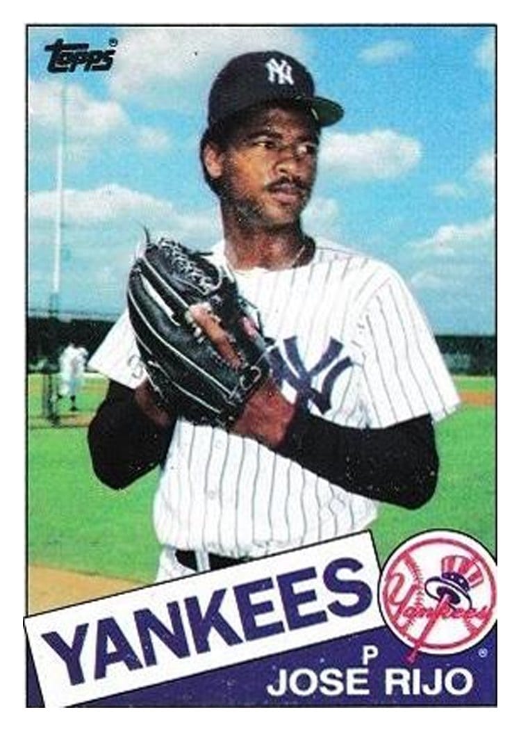 1985 Topps Jose Rijo #238 card