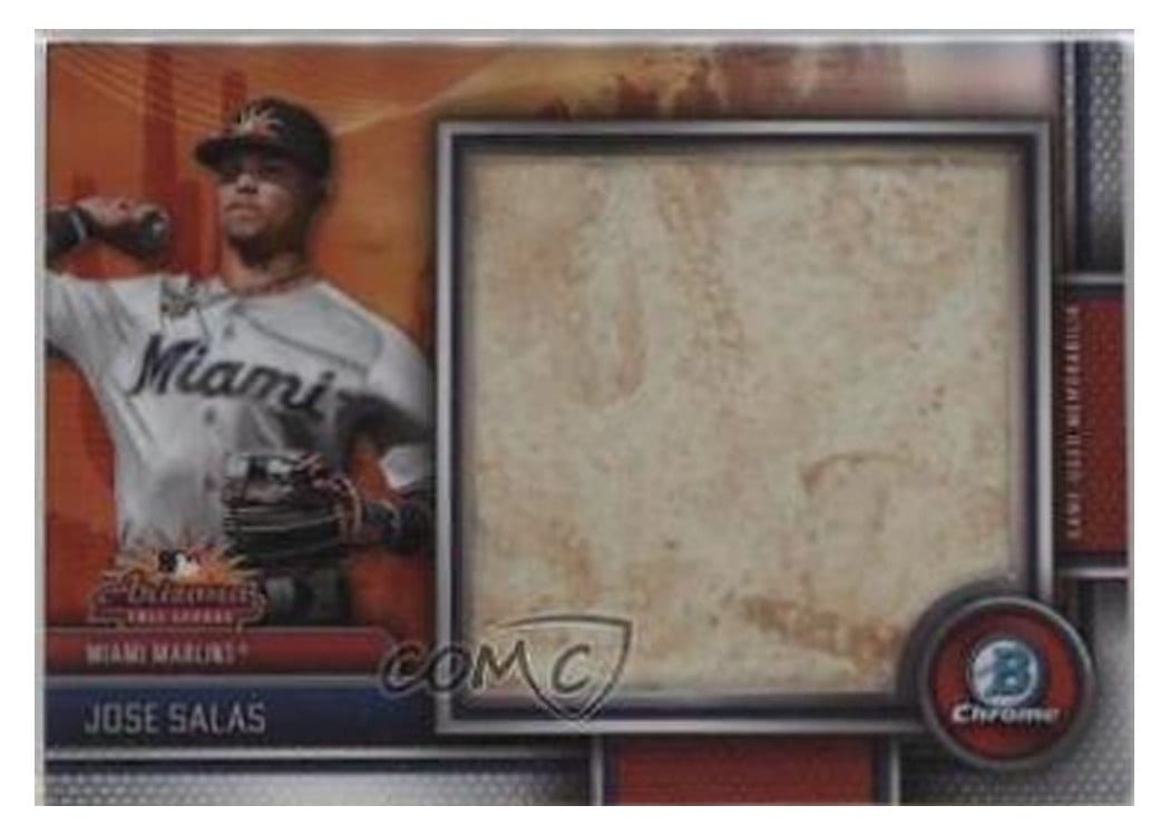 2023 Bowman Chrome 2022 AFL Jumbo Relics Jose Salas #AFLJ-JS card