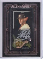 2022 Topps Allen & Ginter X Mini Black Frame Autographs Jose Siri #MA-JSI card