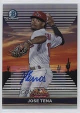 2022 Bowman Chrome 2021 AFL Fall Stars Jose Tena #AFLS-17 card