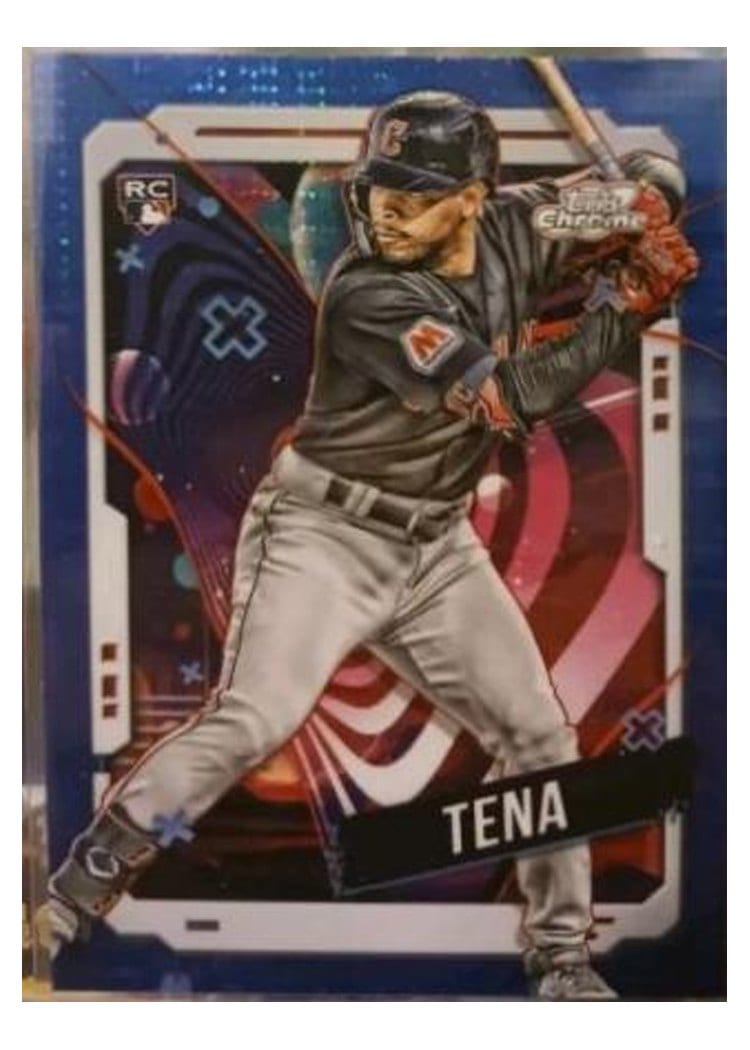2024 Topps Cosmic Chrome Base Set José Tena #8 card