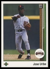 1989 Upper Deck Jose Uribe #181 card