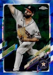2021 Topps Chrome Sapphire Edition Base Set Jose Urquidy #240 card