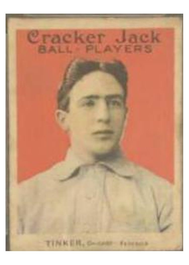 1915 Cracker Jack Joseph B. Tinker #3 card