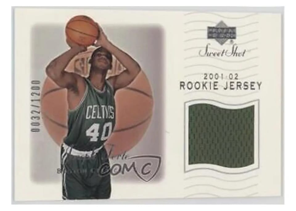 2001 Upper Deck Sweet Shot Joseph Forte #96 card