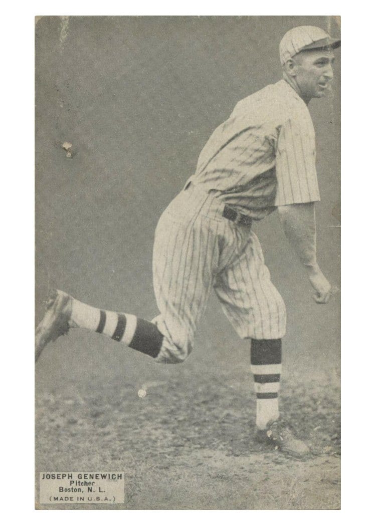 1925 Exhibits Joseph Genewich card