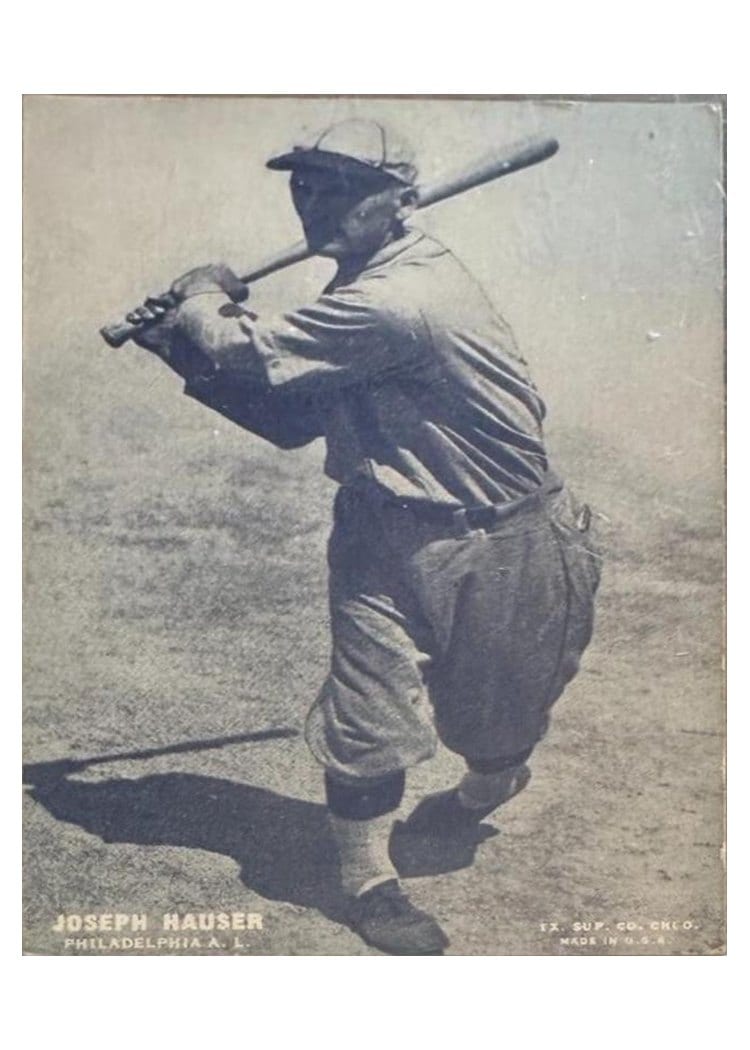 1928 Exhibits Joseph Hauser Postcard Back card