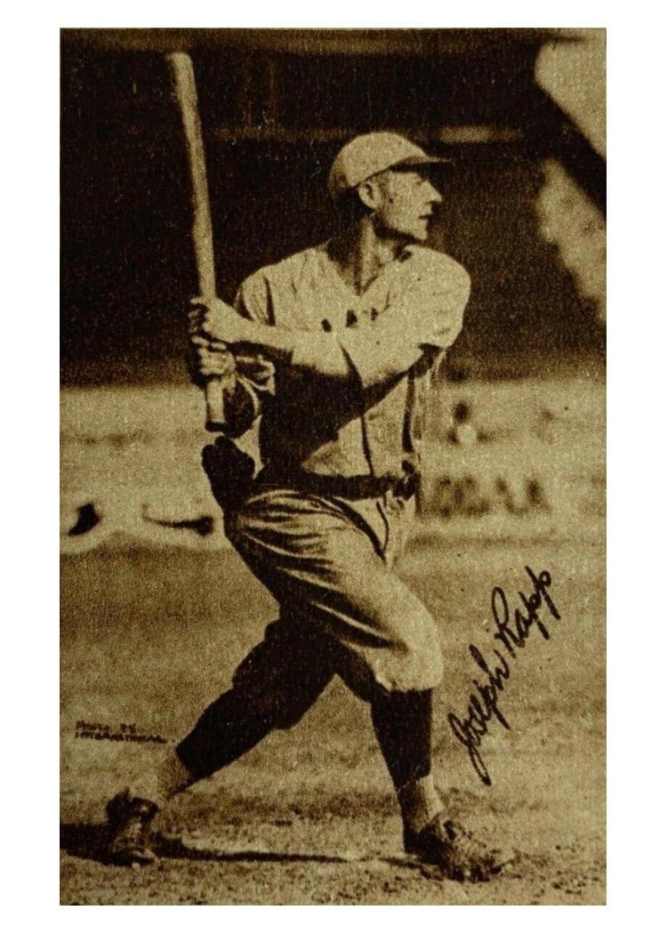 1923 Willard Chocolate Joseph Rapp card