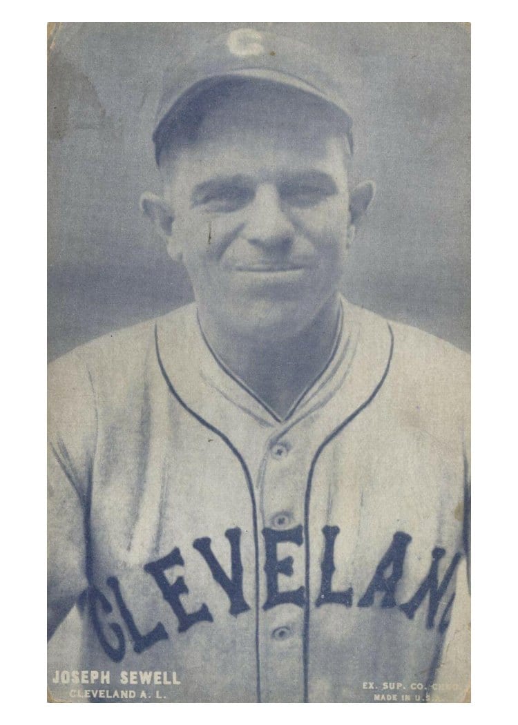 1928 Exhibits Joseph Sewell card
