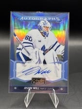 2024-25 O-Pee-Chee Platinum Blue Rainbow Autographs Joseph Woll #BA-JW