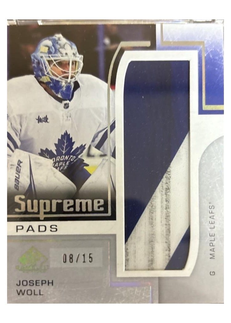 2024-25 SP Game Used Supreme Relics Joseph Woll #SP-JW card