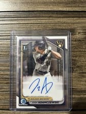 2024 Bowman Chrome Prospects Autographs Josh Adamczewski #CPA-JAI card