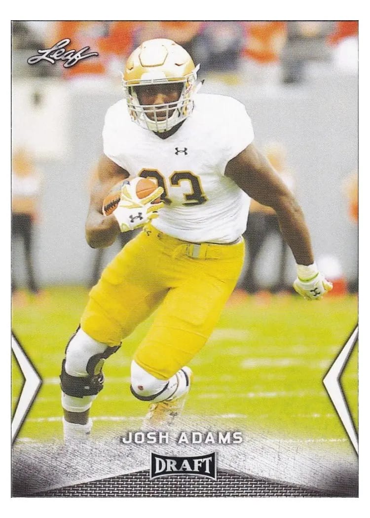 2018 Leaf Draft Josh Adams #30 card
