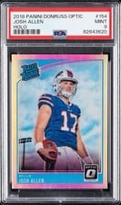 2018 Donruss Optic Josh Allen Holo #154 card