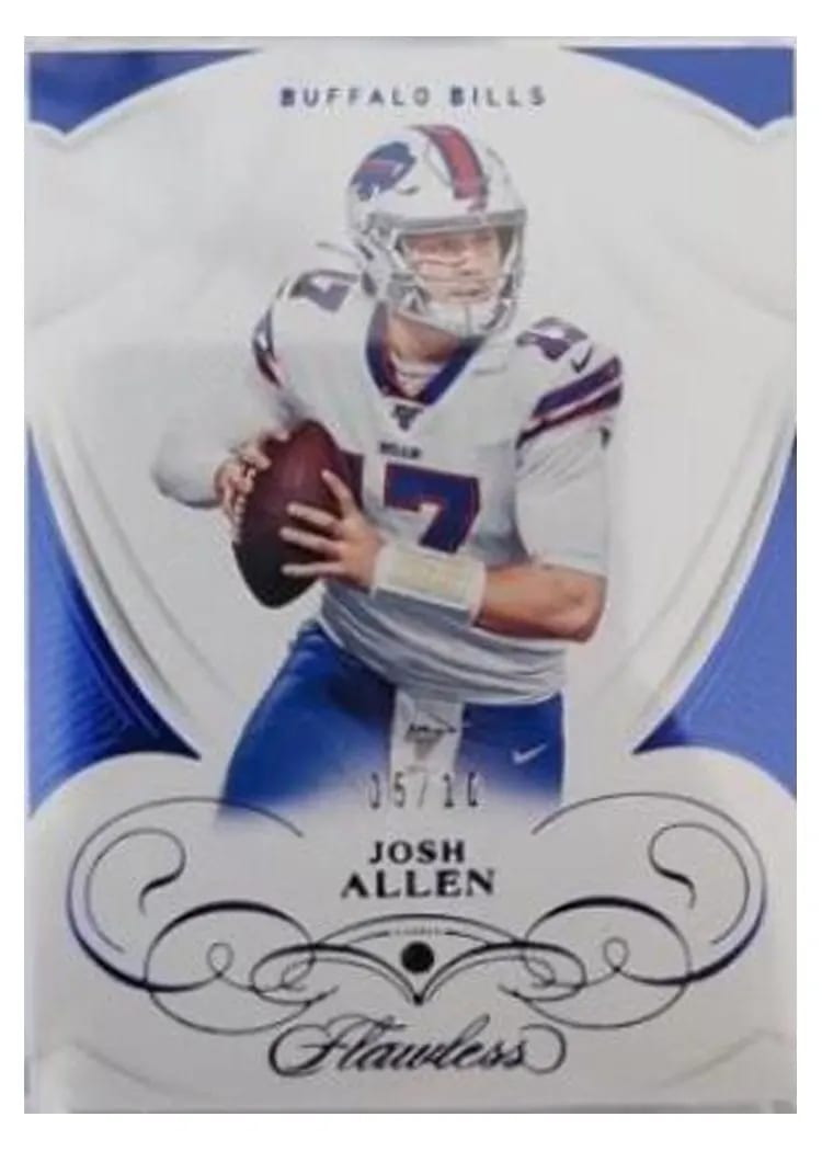 2019 Panini Flawless Base Ruby Josh Allen #8 card