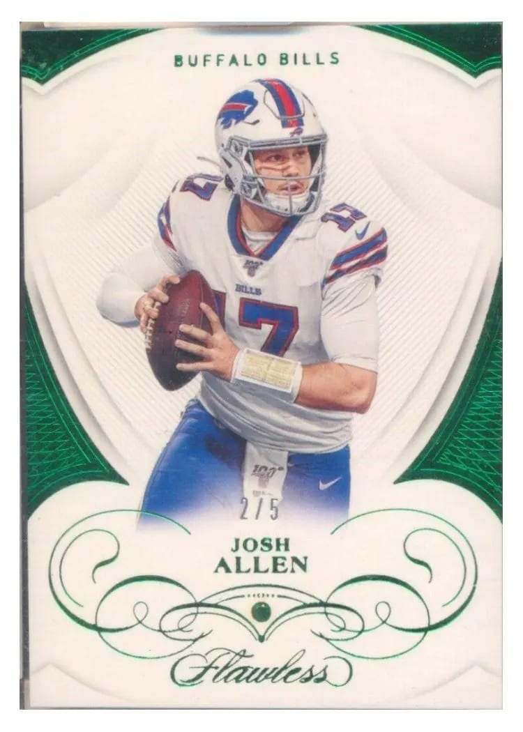2019 Panini Flawless Base Ruby Josh Allen #8 card