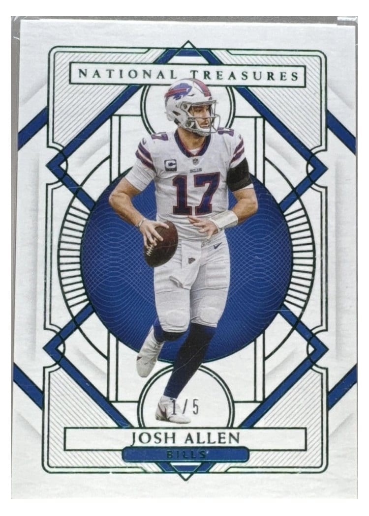 2020 Panini National Treasures Base Set Josh Allen #11 card